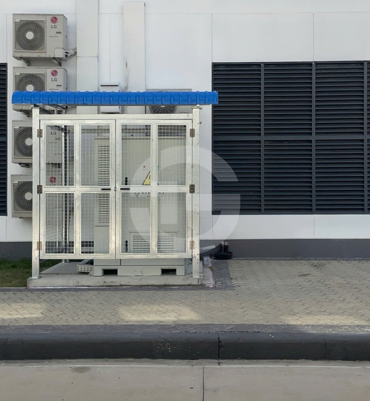 Hệ BESS 261 kWh đã lắp đặt tại KCN Long Hậu mở rộng